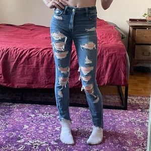 American Eagle Ripped Skinny Jeans